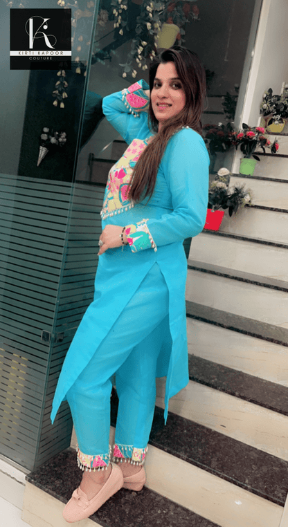 Cotton Summer Co - ord with Fruity - Fabric Patch - Kirti Kapoor Couture