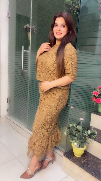 Crochet Skirt & Top - Kirti Kapoor Couture
