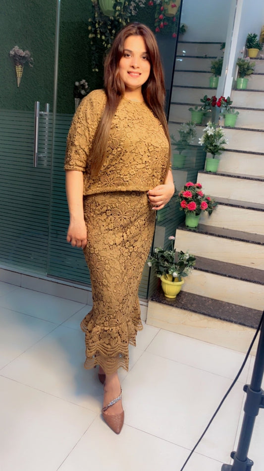 Crochet Skirt & Top - Kirti Kapoor Couture