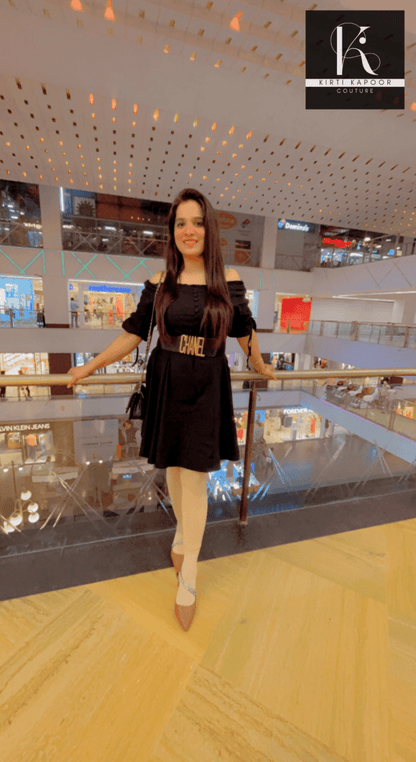 Custom - Made Black Dress by KIRTI KAPOOR - Kirti Kapoor Couture
