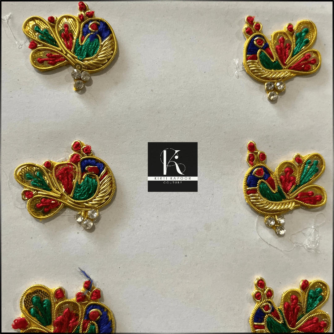 Dancing Peacock Patch - Kirti Kapoor Couture