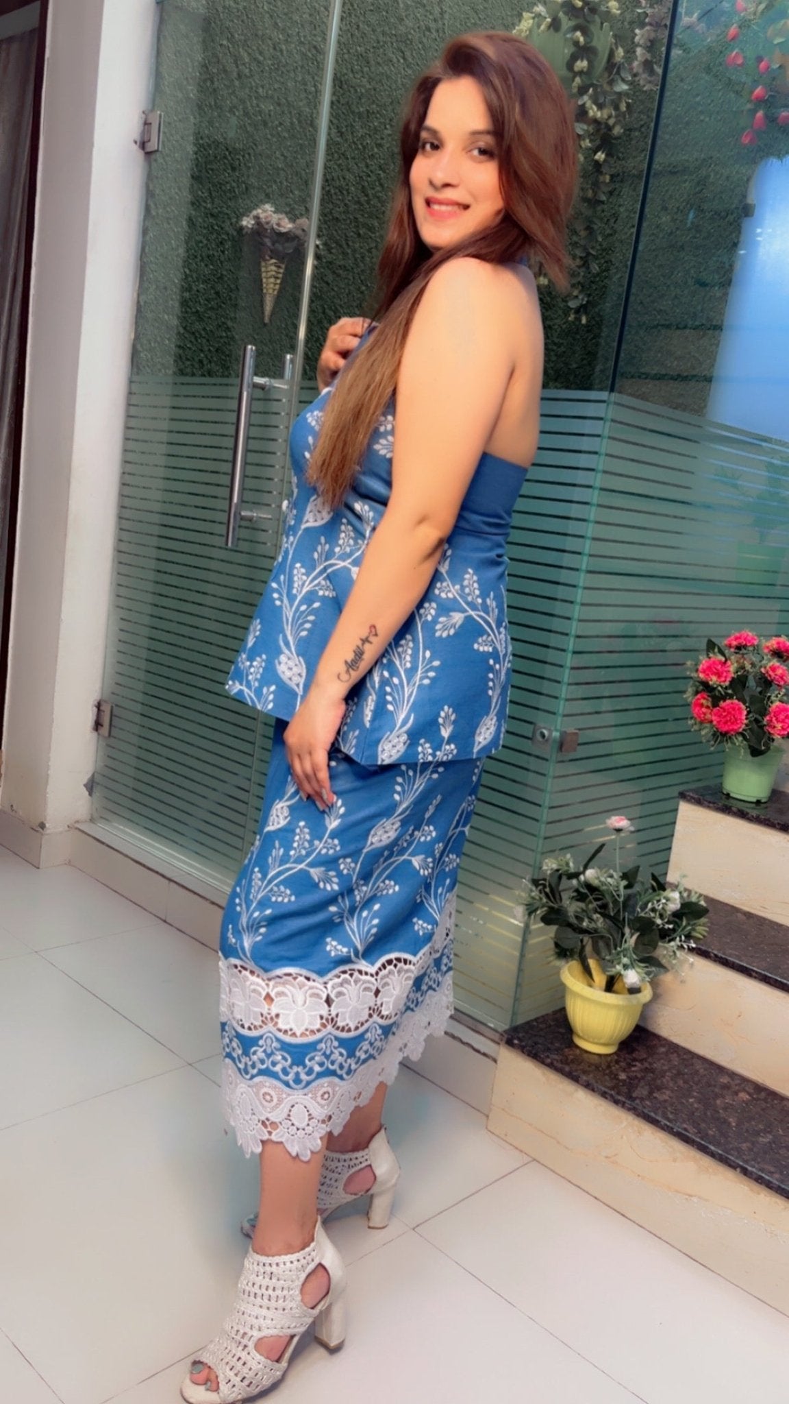 Denim Skirt & Top - Kirti Kapoor Couture