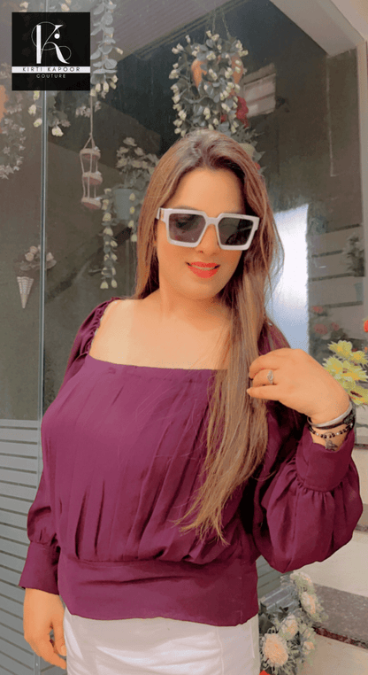 Designer Custom - Made Top by Kirti Kapoor - Kirti Kapoor Couture