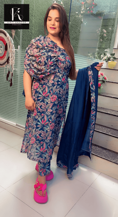 Designer Georgette Suit with Matching Dupatta - Kirti Kapoor Couture