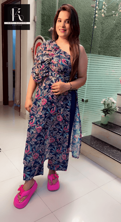 Designer Georgette Suit with Matching Dupatta - Kirti Kapoor Couture