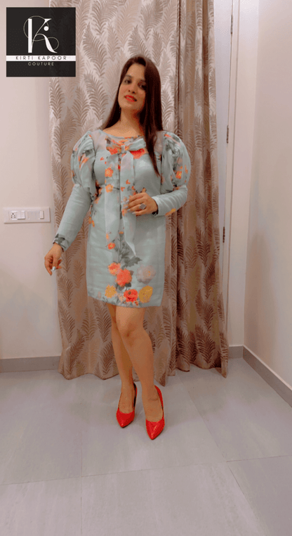 Designer Organza Tunic by Kirti Kapoor - Kirti Kapoor Couture