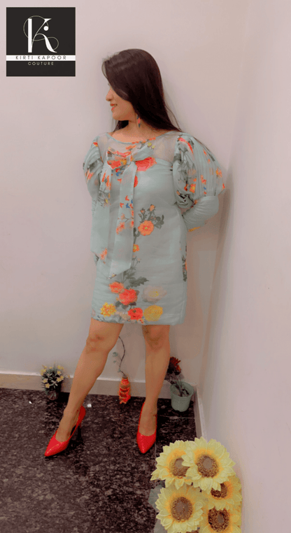 Designer Organza Tunic by Kirti Kapoor - Kirti Kapoor Couture