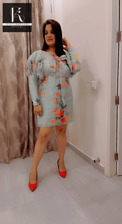 Designer Organza Tunic by Kirti Kapoor - Kirti Kapoor Couture