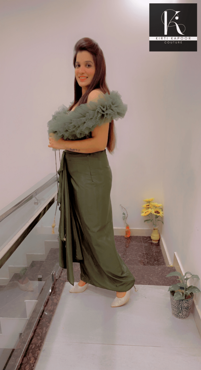Designer Three Piece Set For Wedding Parties - Kirti Kapoor Couture