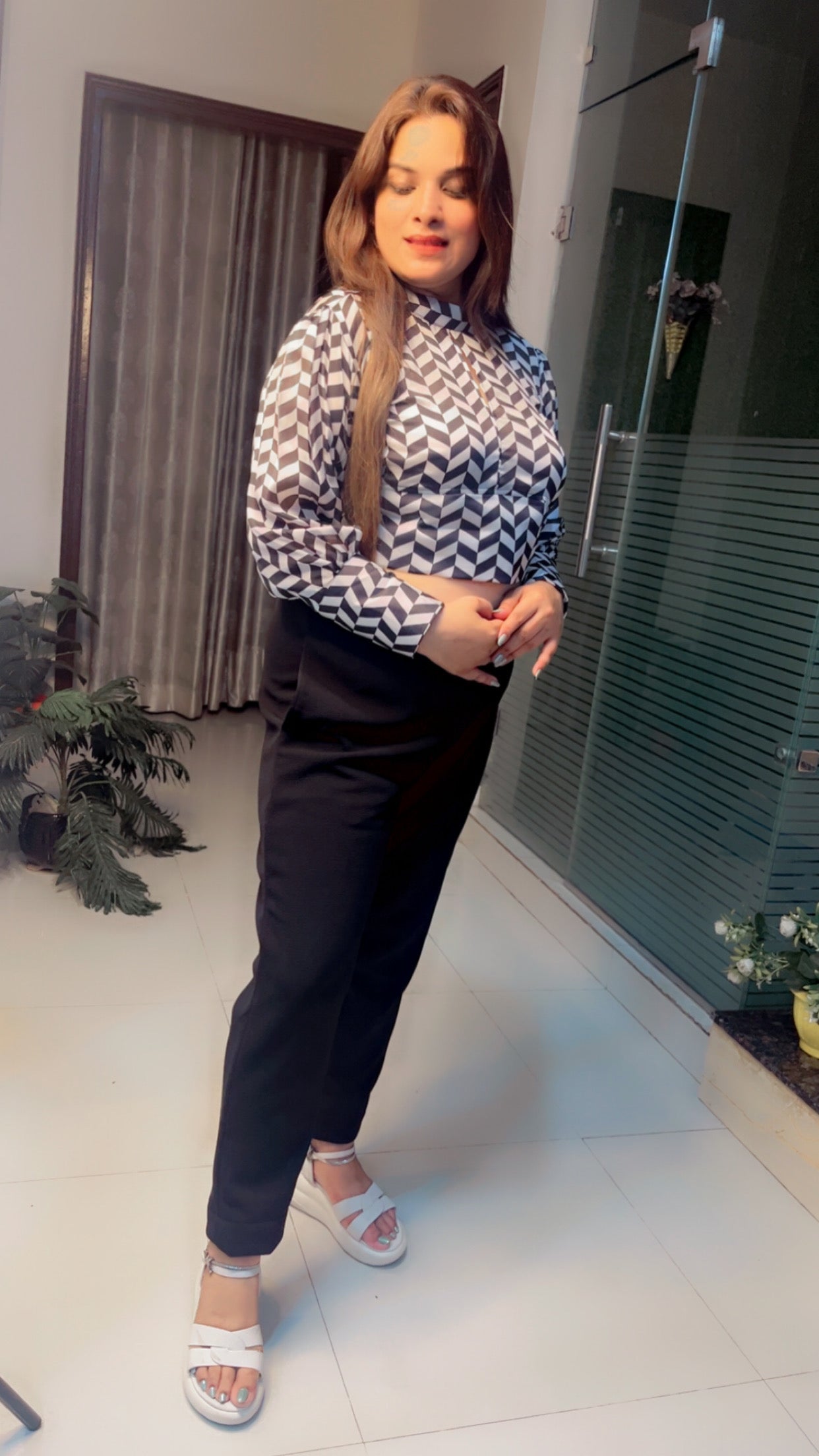 Designer Top and Trouser - Kirti Kapoor Couture