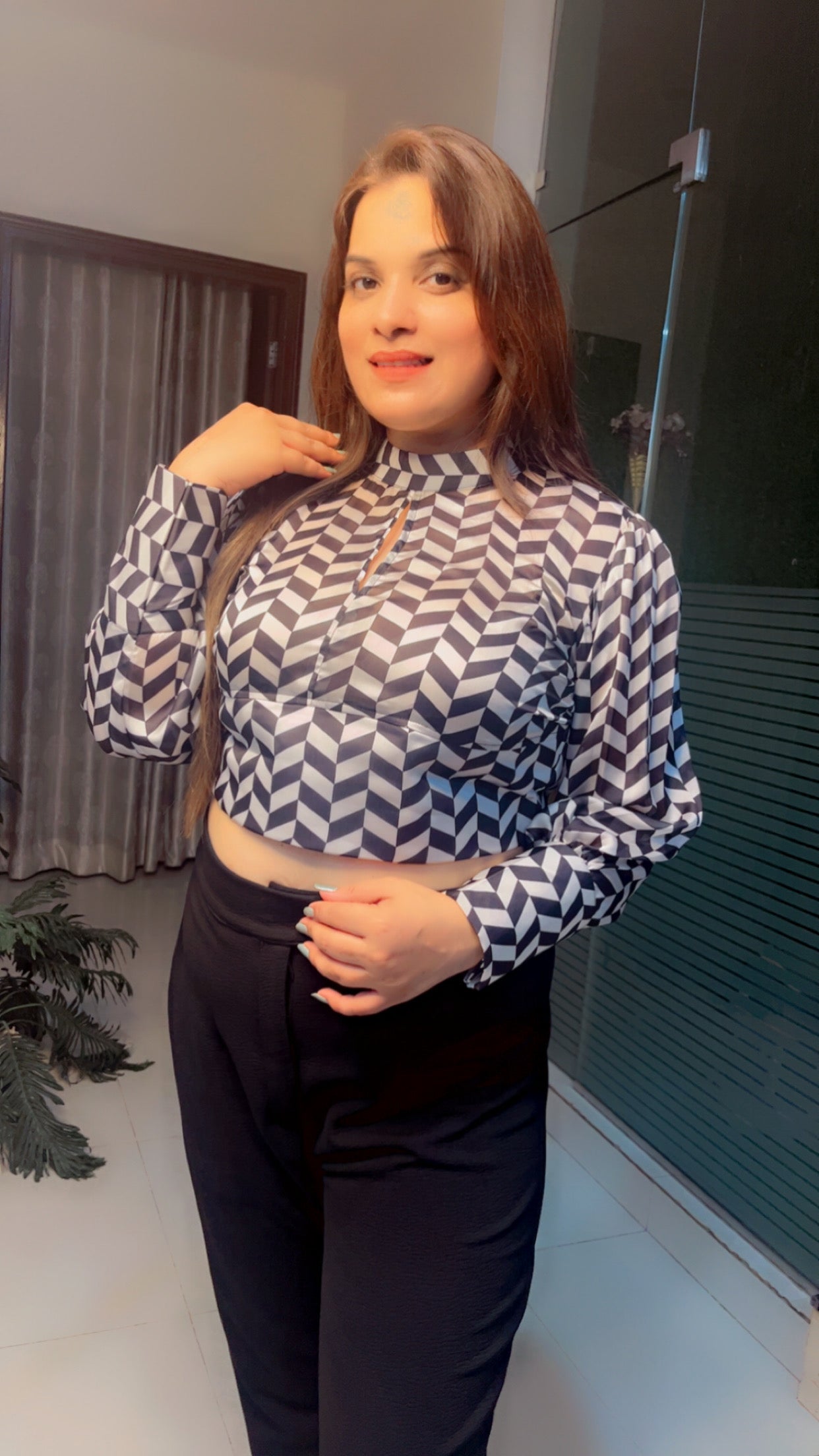 Designer Top and Trouser - Kirti Kapoor Couture