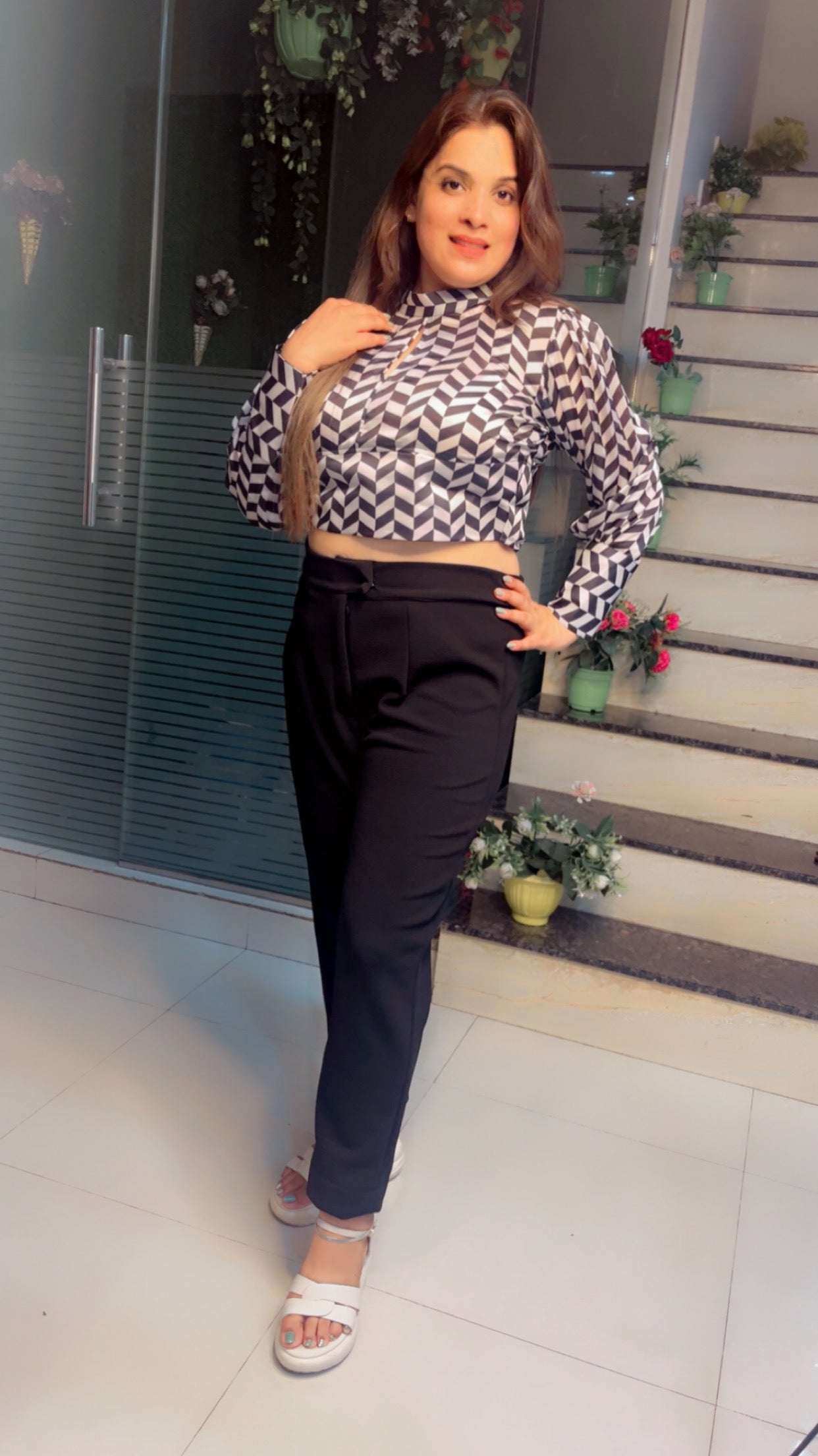 Designer Top and Trouser - Kirti Kapoor Couture