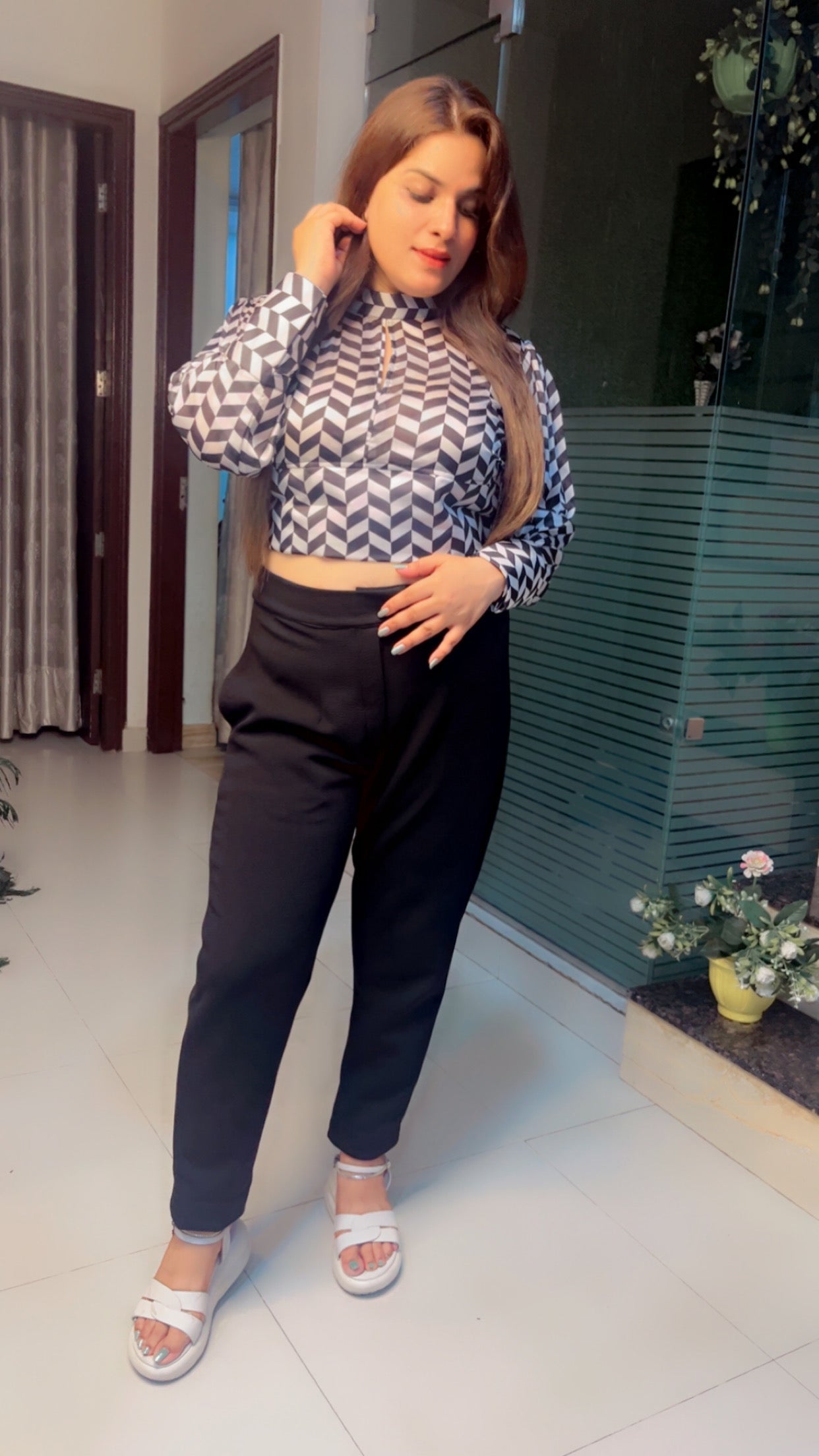 Designer Top and Trouser - Kirti Kapoor Couture