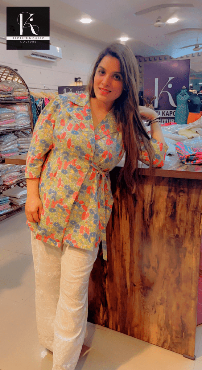 Dual - Tone Masterpiece Designer Co - Ord Set - Kirti Kapoor Couture