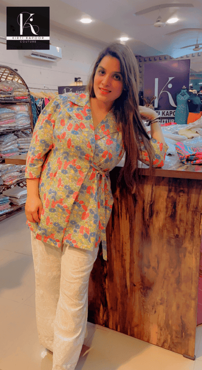 Dual - Tone Masterpiece Designer Co - Ord Set - Kirti Kapoor Couture