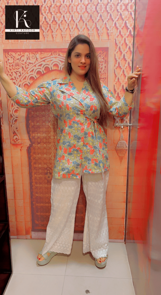 Dual - Tone Masterpiece Designer Co - Ord Set - Kirti Kapoor Couture
