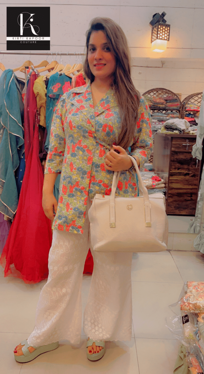 Dual - Tone Masterpiece Designer Co - Ord Set - Kirti Kapoor Couture