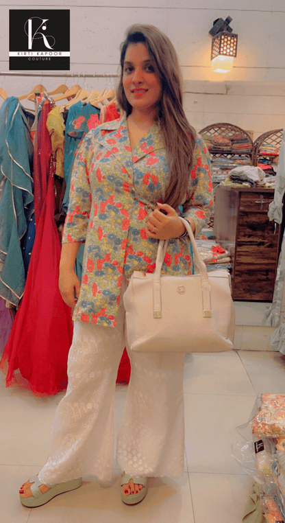 Dual - Tone Masterpiece Designer Co - Ord Set - Kirti Kapoor Couture