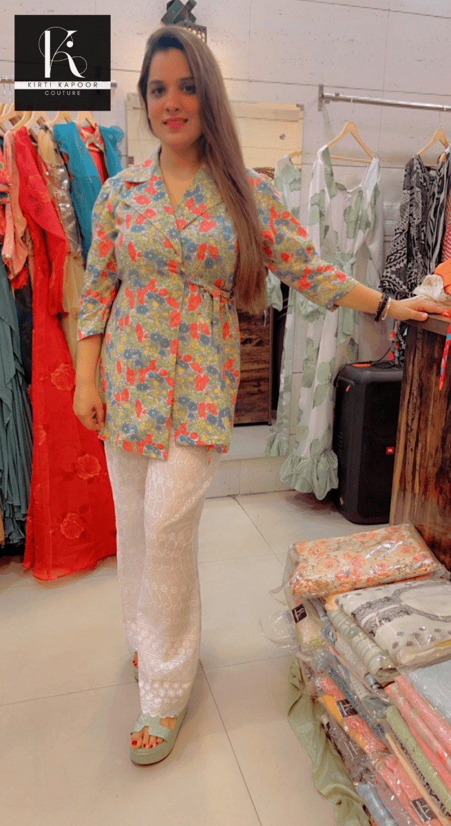 Dual - Tone Masterpiece Designer Co - Ord Set - Kirti Kapoor Couture