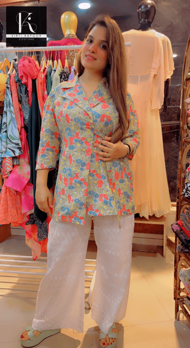 Dual - Tone Masterpiece Designer Co - Ord Set - Kirti Kapoor Couture