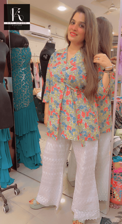 Dual - Tone Masterpiece Designer Co - Ord Set - Kirti Kapoor Couture