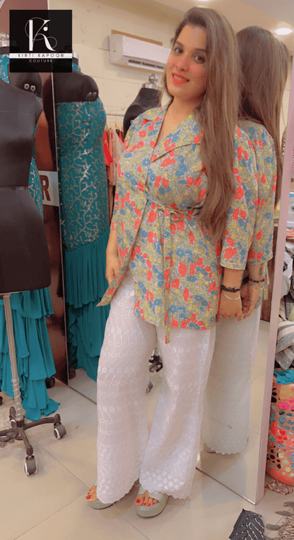 Dual - Tone Masterpiece Designer Co - Ord Set - Kirti Kapoor Couture