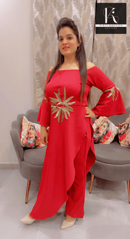 Embroidered Co - ord Set - Customisable Options Available - Kirti Kapoor Couture