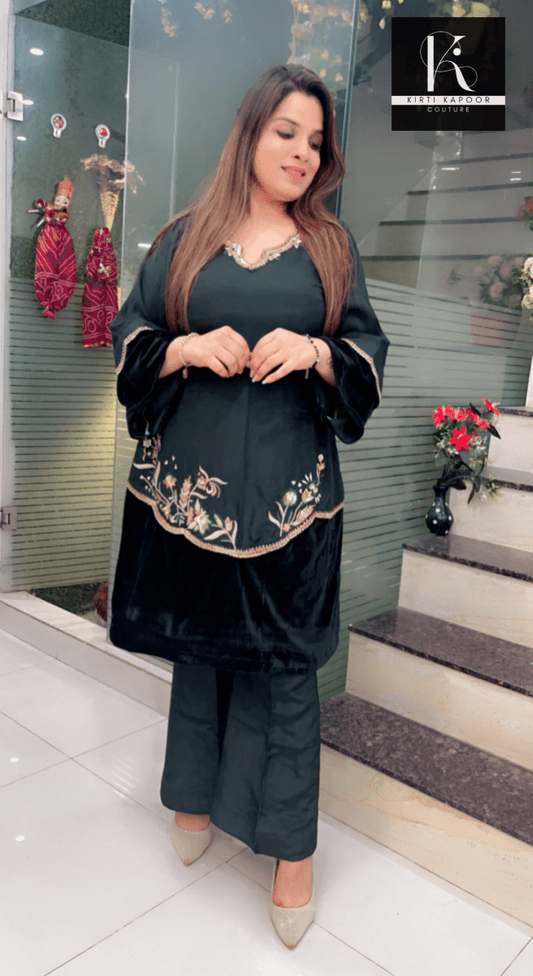Embroidered Co - ord Set for Spring Season - Kirti Kapoor Couture