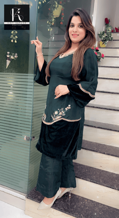 Embroidered Co - ord Set for Spring Season - Kirti Kapoor Couture