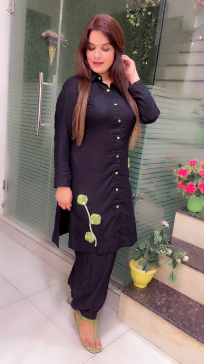 Embroidered Kurti Set - Kirti Kapoor Couture
