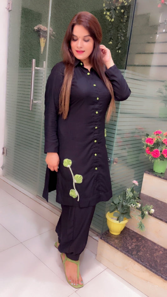 Embroidered Kurti Set - Kirti Kapoor Couture