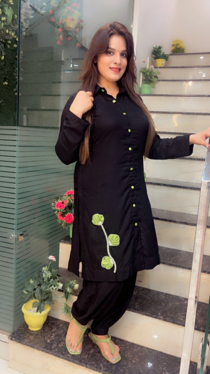 Embroidered Kurti Set - Kirti Kapoor Couture