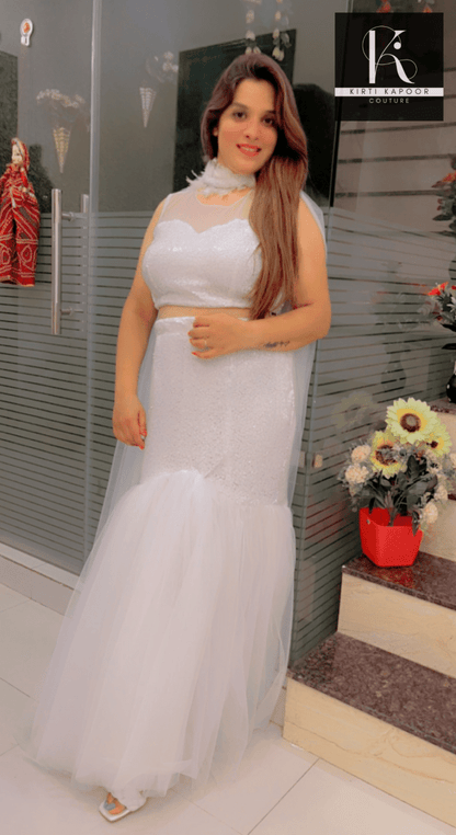 Fish - Cut Party Dress by Kirti Kapoor Couture - Kirti Kapoor Couture