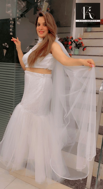 Fish - Cut Party Dress by Kirti Kapoor Couture - Kirti Kapoor Couture