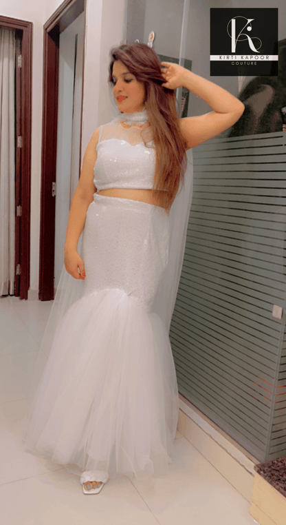 Fish - Cut Party Dress by Kirti Kapoor Couture - Kirti Kapoor Couture