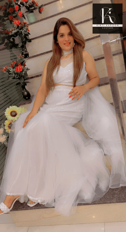 Fish - Cut Party Dress by Kirti Kapoor Couture - Kirti Kapoor Couture