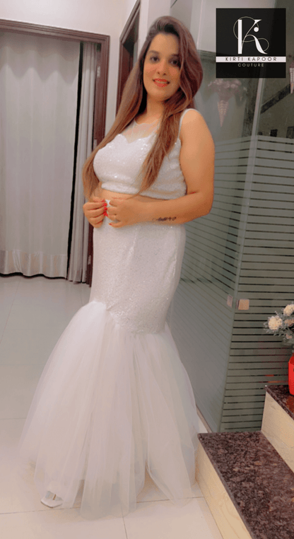 Fish - Cut Party Dress by Kirti Kapoor Couture - Kirti Kapoor Couture