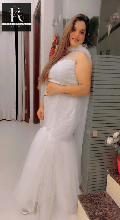 Fish - Cut Party Dress by Kirti Kapoor Couture - Kirti Kapoor Couture