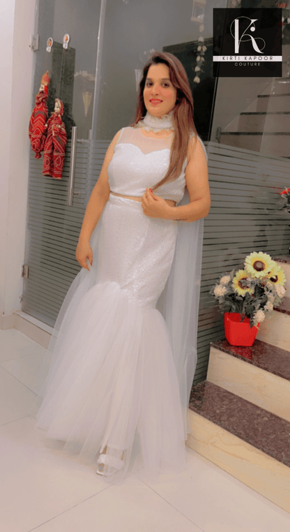 Fish - Cut Party Dress by Kirti Kapoor Couture - Kirti Kapoor Couture