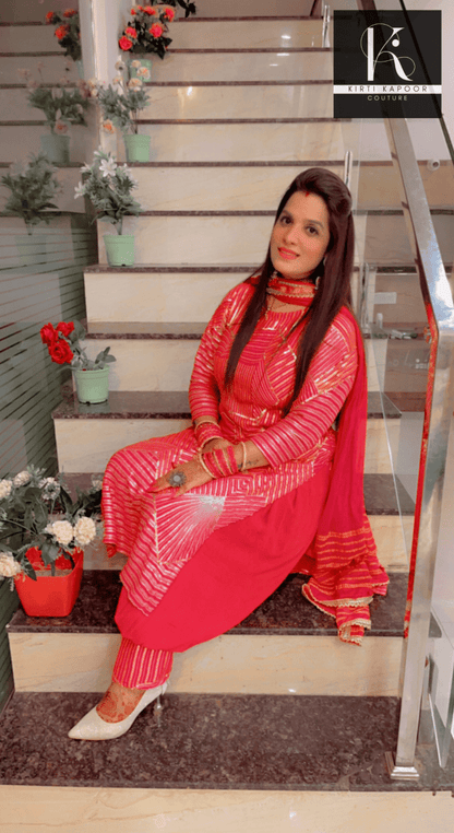 Fox Georgette Designer Suit - Kirti Kapoor Couture