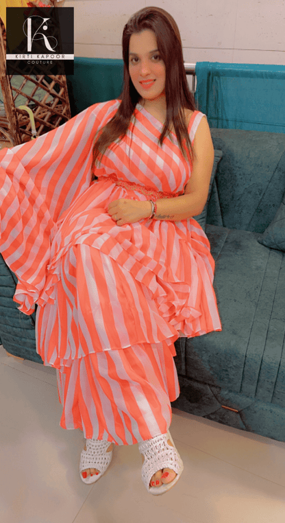 Frilled Designer Dress by Kirti Kapoor Couture - Kirti Kapoor Couture