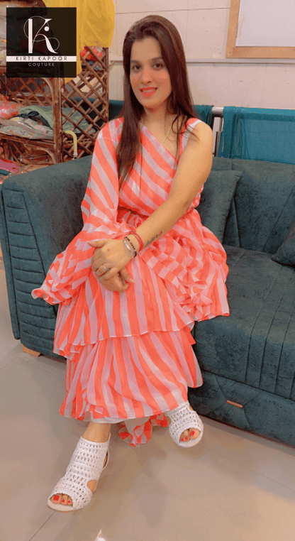 Frilled Designer Dress by Kirti Kapoor Couture - Kirti Kapoor Couture