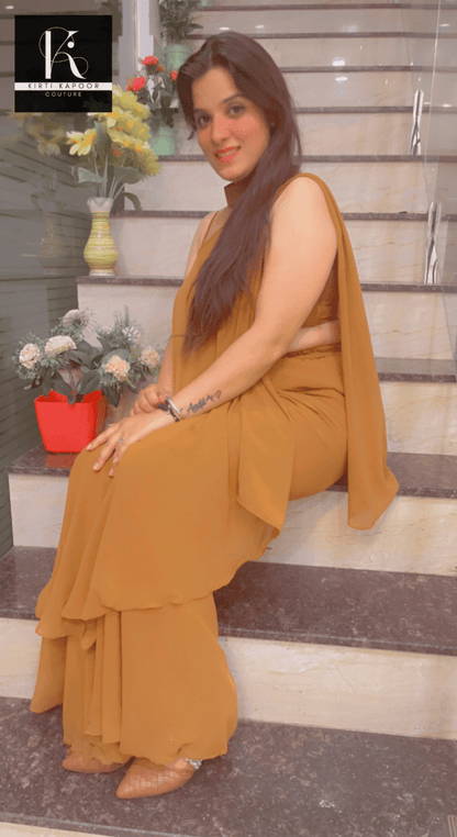 Georgette Matte Designer Co - ord Set - Kirti Kapoor Couture