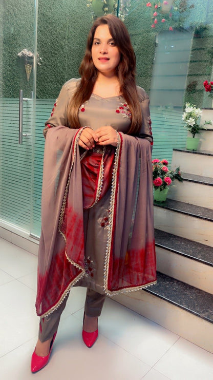 Hand Embroidered designer Suit - Kirti Kapoor Couture