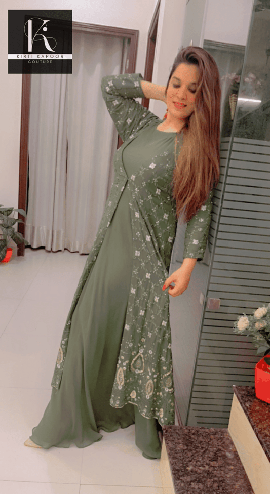 Henna Ceremony Dress (The Mehndi Outfit) - Kirti Kapoor Couture