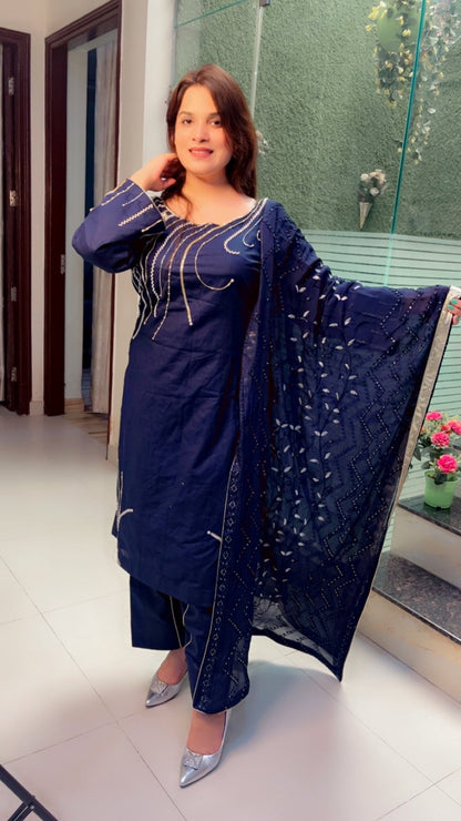 Linen Suit For Women - Kirti Kapoor Couture