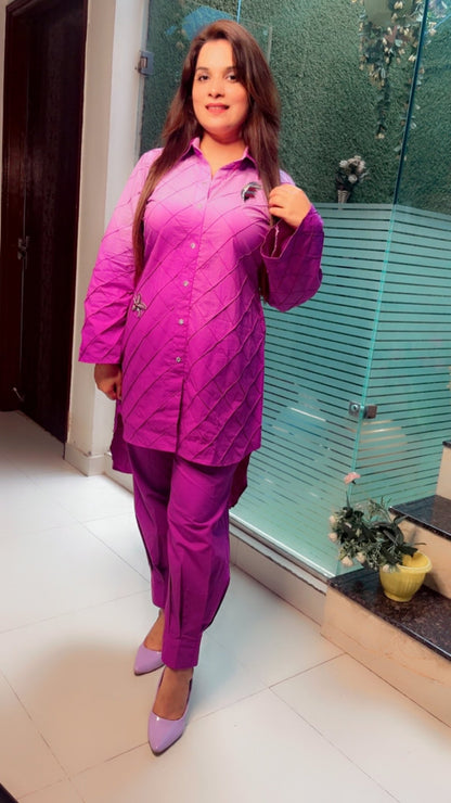 Ombre Co - ord Set - Kirti Kapoor Couture