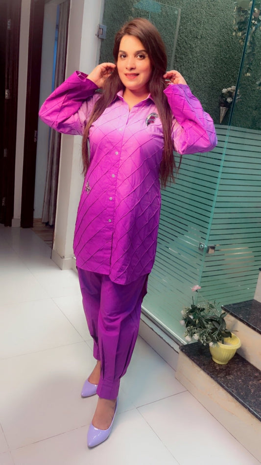 Ombre Co - ord Set - Kirti Kapoor Couture