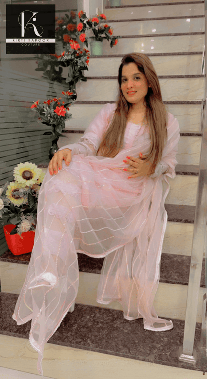 Pink Kota Suit - Designer Piece by Kirti Kapoor - Kirti Kapoor Couture