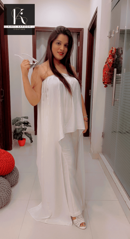 Pure White Customized Co - ord Set by Kirti Kapoor - Kirti Kapoor Couture